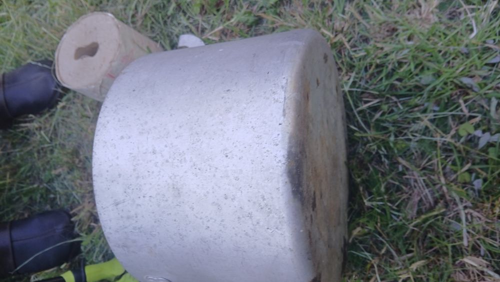 Garnek aluminiowy PRL