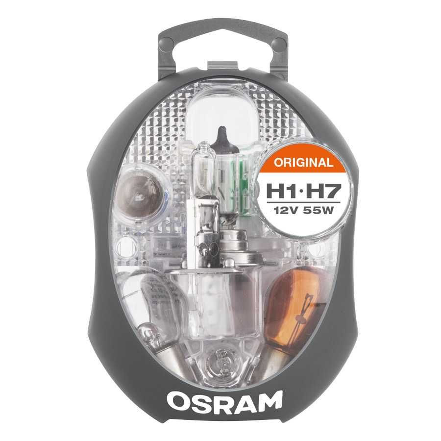 OSRAM Zestaw żarówek zapasowych samochodowych H1/H7