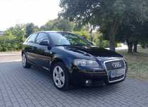 Audi a3 8p 1.6 mpi benzyna ! 2008r, czarne, piękne