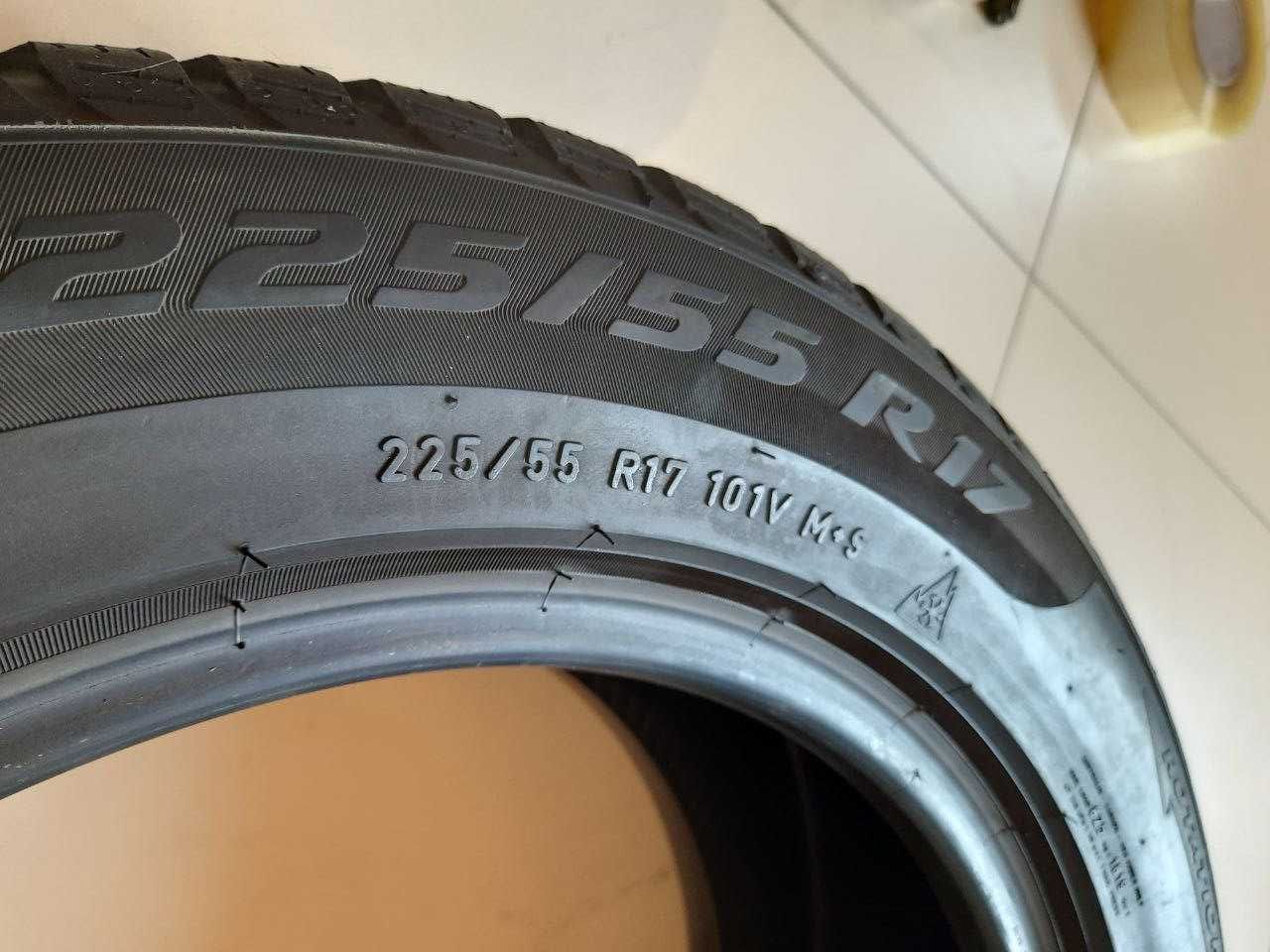 Пара шин б/у 225/55R17 101V Pirelli Sottozero