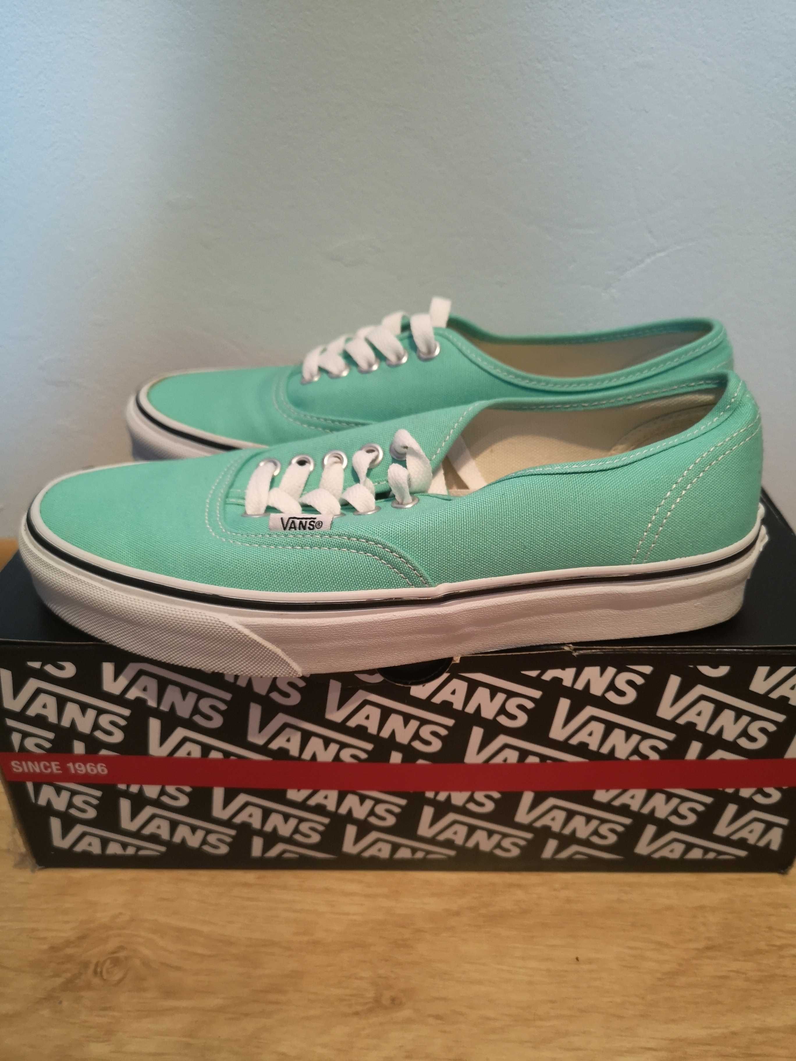 Buty Vans, miętowe unisex Women rozm. 38.5