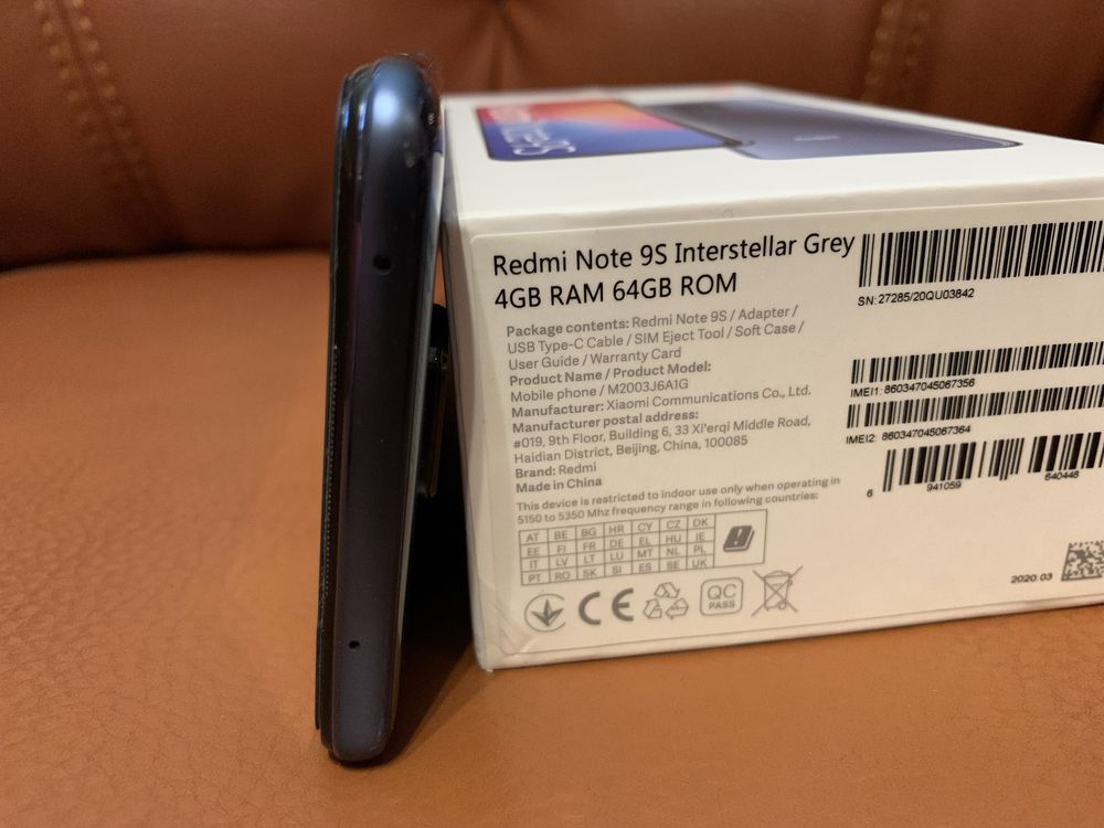 Xiaomi redmi note 9s 4/64gb interstellar grey
