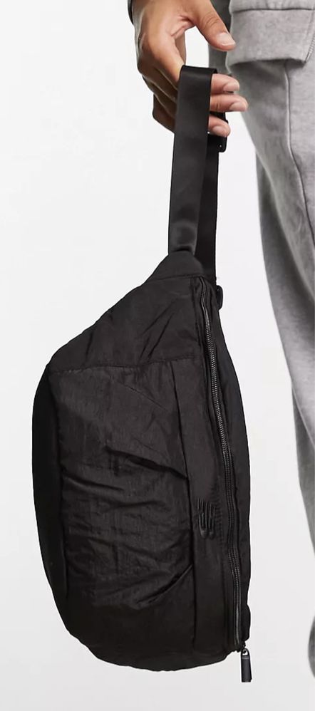 Бананка new balance sport casual сумка чорна на пояс спортивна оріг