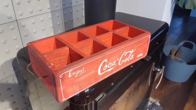 skrzynka drewniana coca-cola