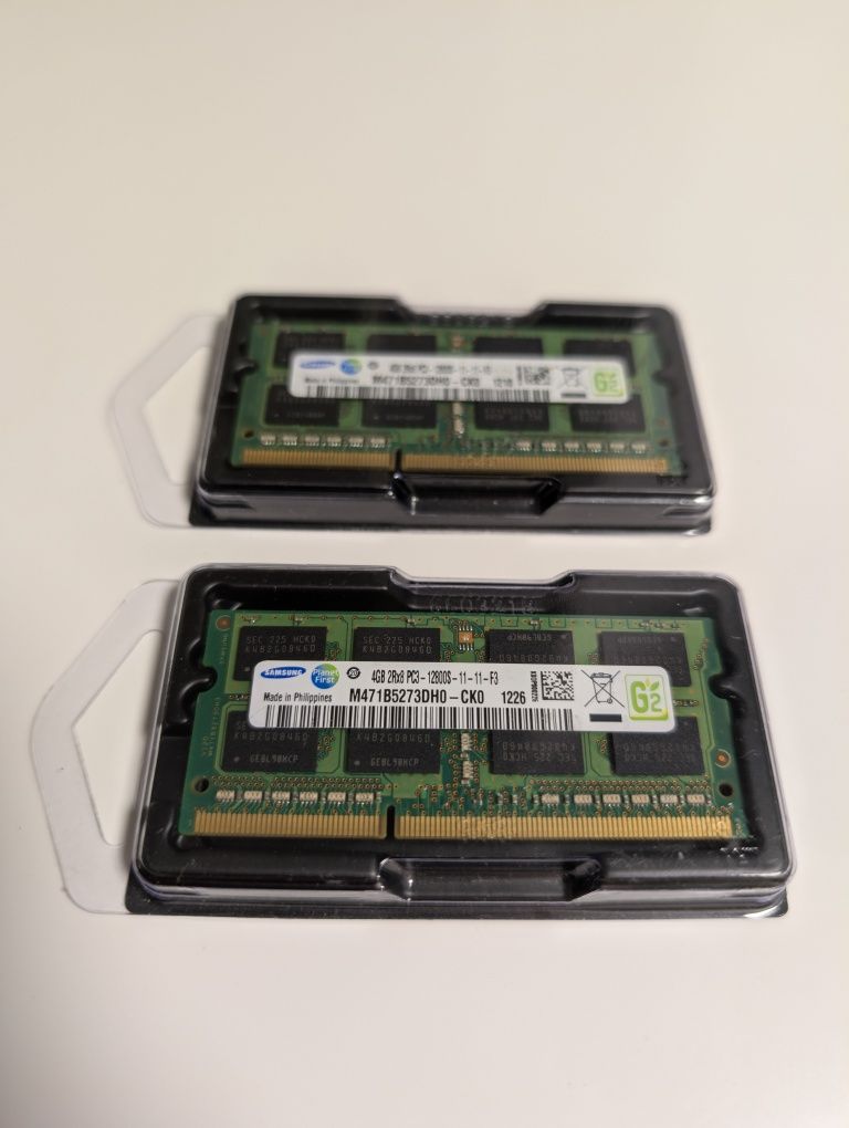 Комплект оперативной памяти для ноутбука 8gb 4x2 Samsung DDR3 SO-DIMM