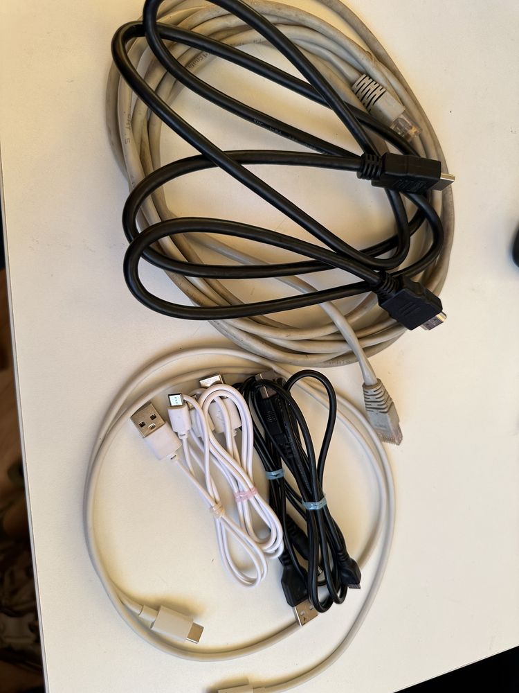 Кабелі на всі випадки життя usb, mini usb, type-c, hdmi, lan