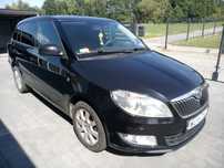 Skoda Fabia Krajowa Skoda Fabia II Kombi czarna, przyciemniane szyby, 90KM!