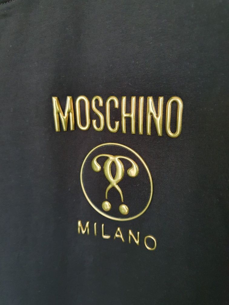 T shirt Moschino Milano gold collection