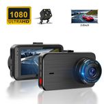 Kit de 2 Câmaras carro dashcam e estacionamento marcha atrás HD SELADO
