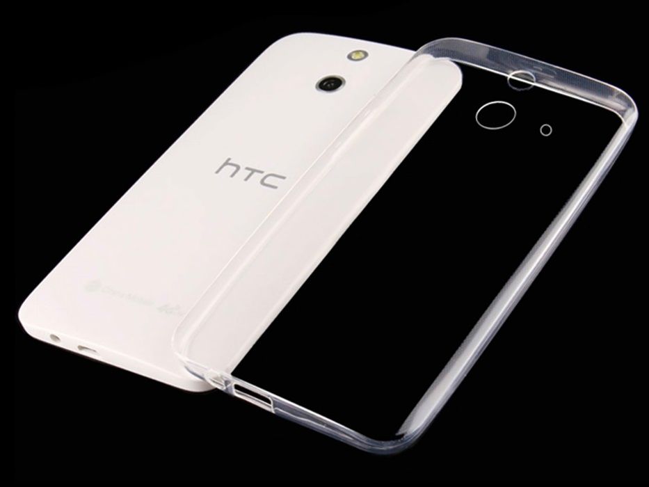 HTC ONE M8/E8 _ (Силиконовый чехол + Закаленное стекло)