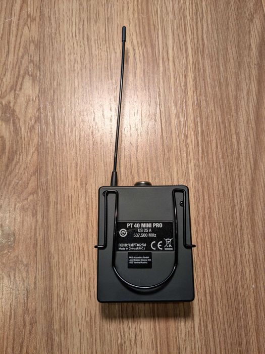 Kit AKG SR40 mini pro com microfone Headset e cabo