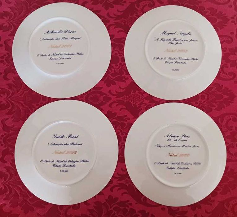 Conjunto de pratos de natal (Coleções Philae)