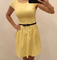 Sukienka S żółta