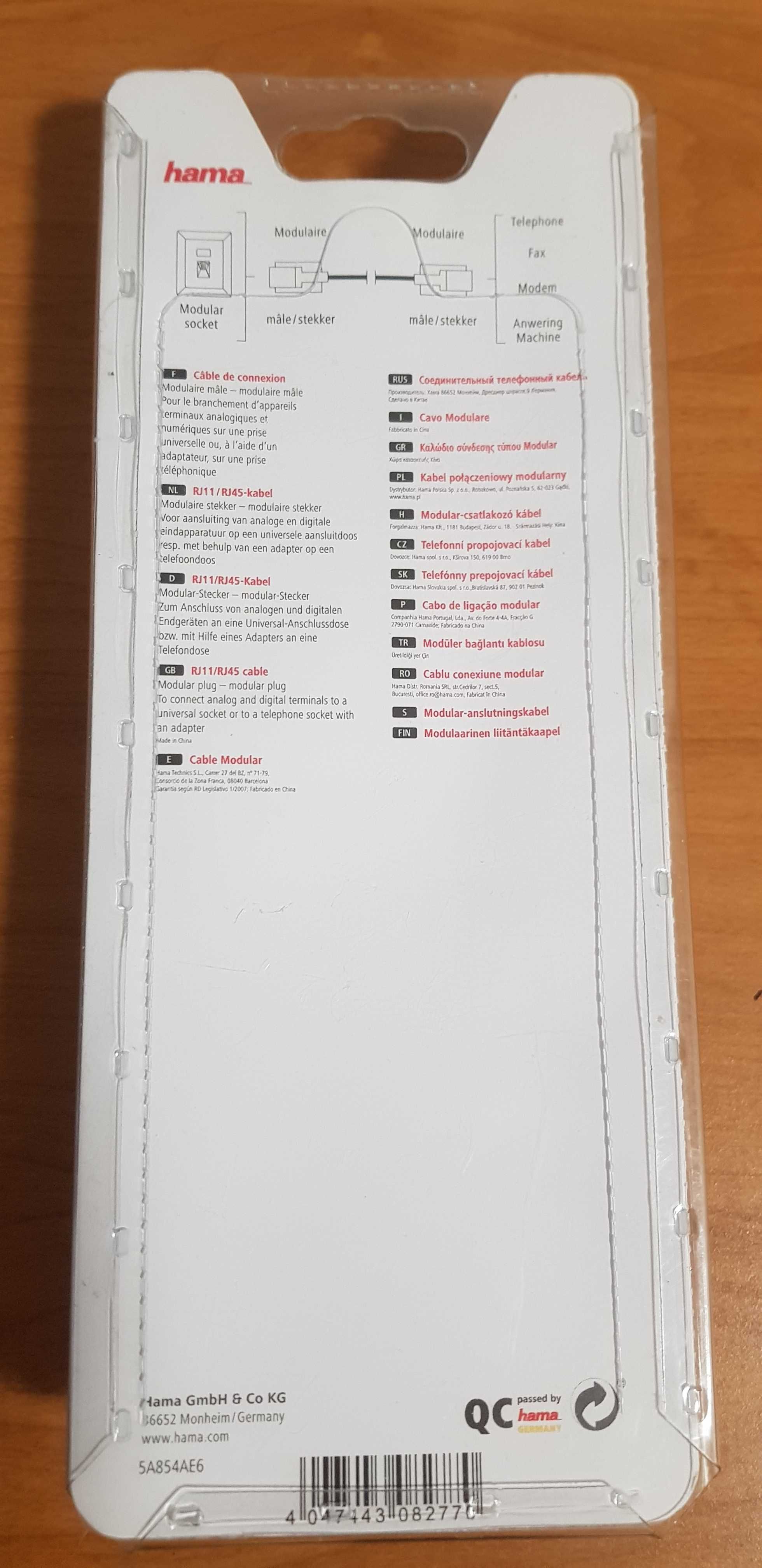 Hama kabel połączeniowy modularny