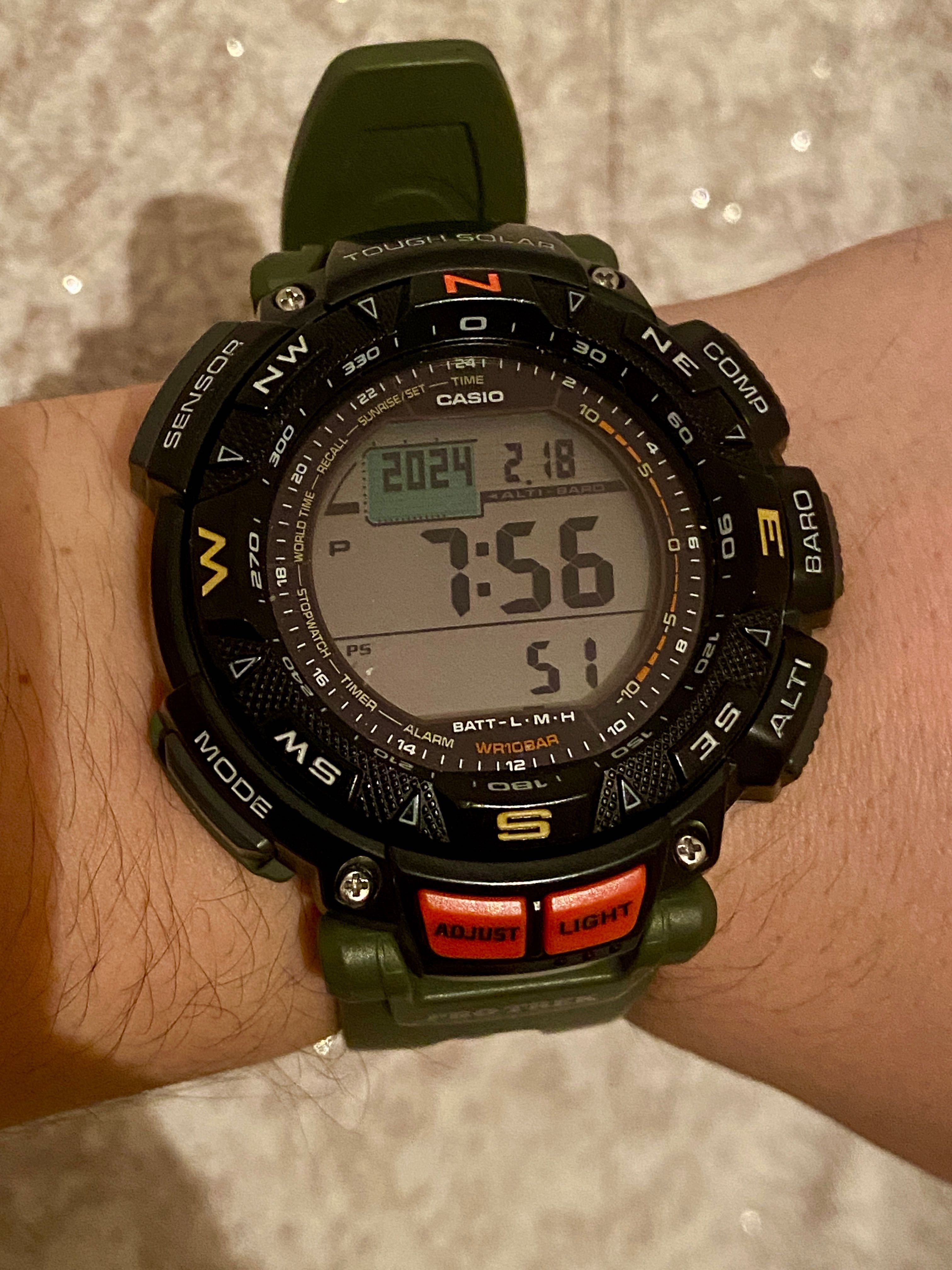 Часи оригінальні Casio PRG-240-1ЕR