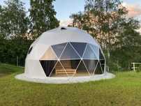 Namiot kopułowy, 7 m, kanadyjska ZIMOWA wersja, glamping