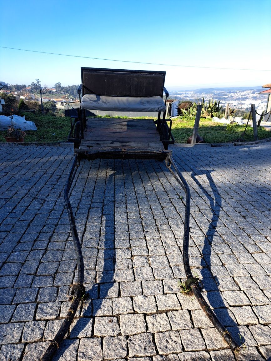 Carroça boa para ensinar cavalos