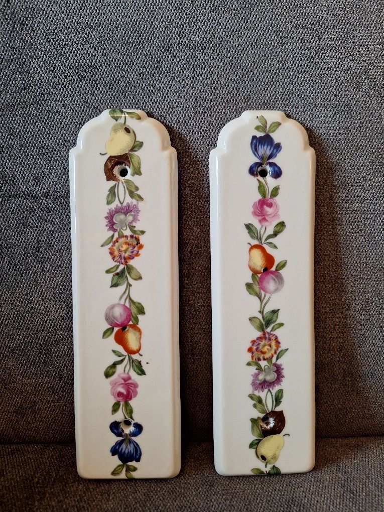 Porcelanowe Kwiatowe zawieszki na drzwi Francja