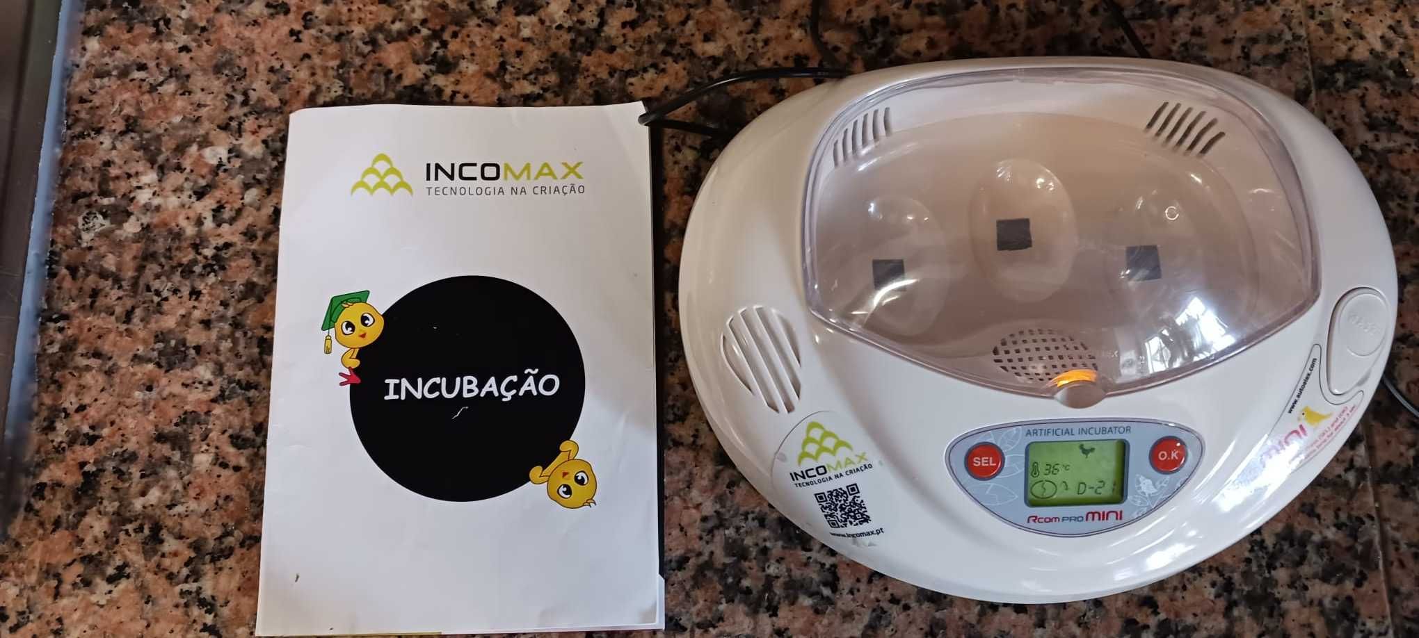 Incubadora RCOM 3 ovos como nova