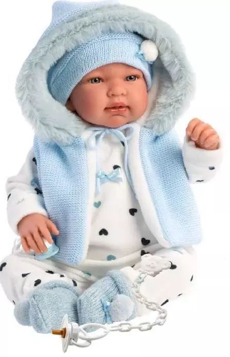 Lalka bobas Tino 44cm. Llorens