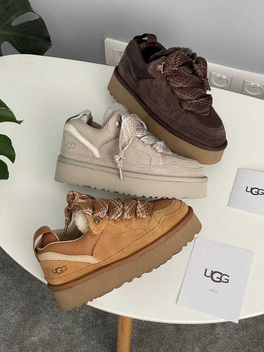 Уггі UGG Lowmel Sneaker Platform Угг Лоумел Платформа 3 кольори 36-41