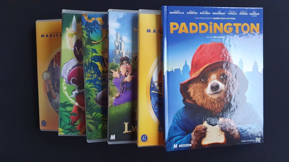 Bajki DVD Miś Paddinkton Księga dżungli Dzwonnik z Notre Dame