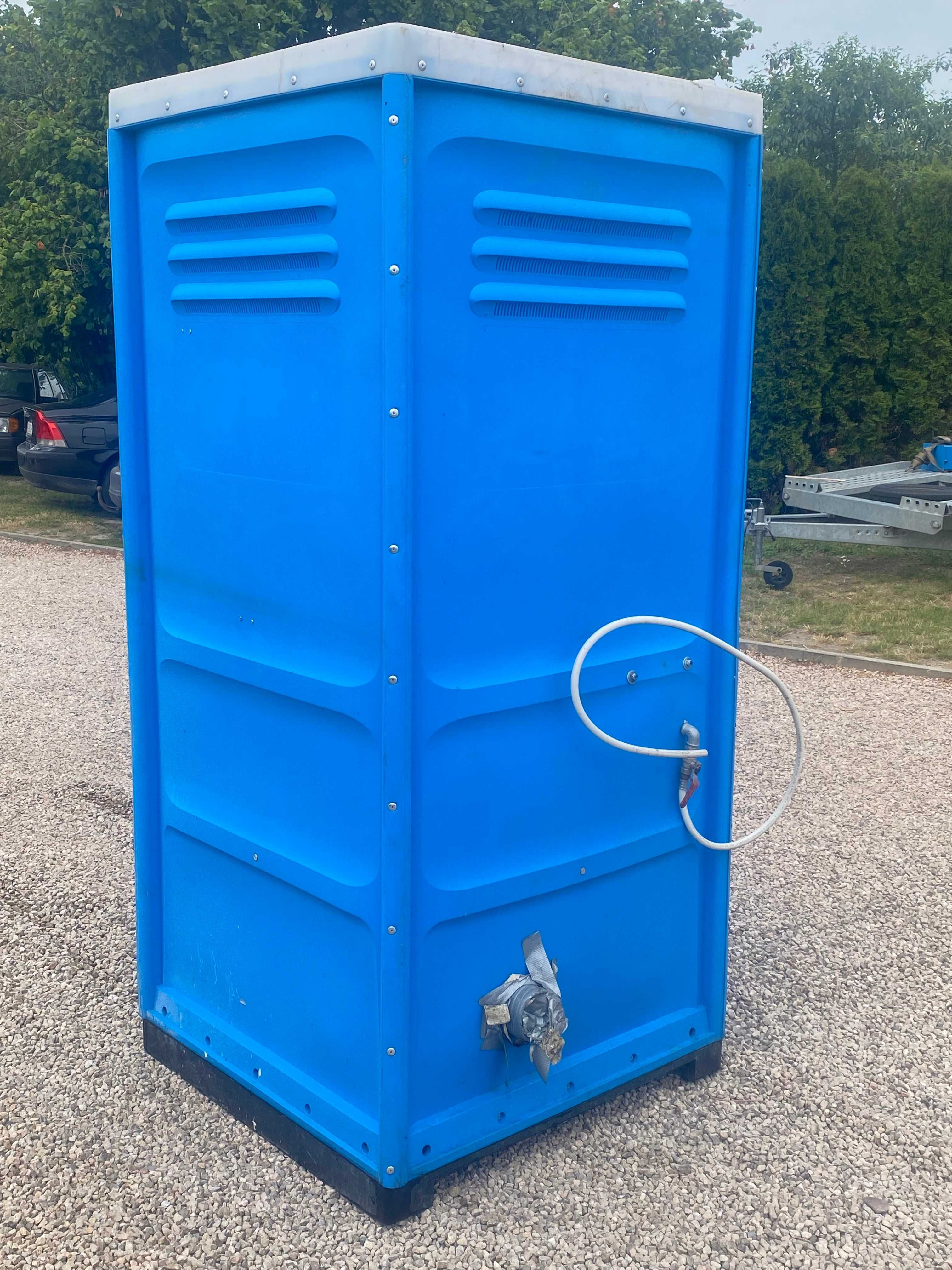 Toaleta przenośna WC na działkę na budowę toitoi umywalka sedes