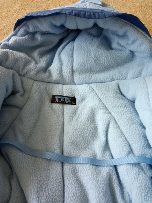 Kombinezon zimowy niebieski rozmiar 12-18 miesięcy