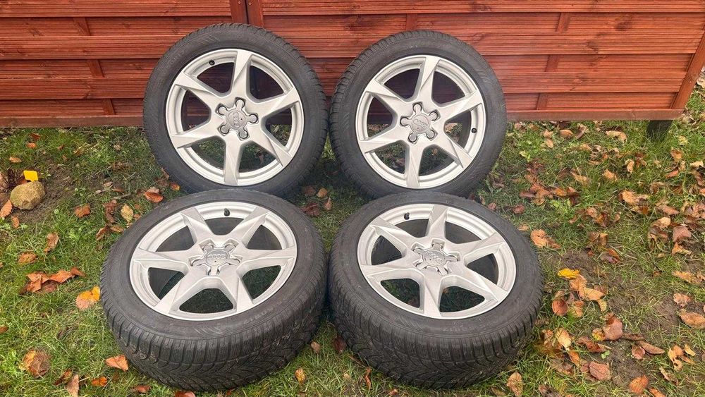 5x112 alufelgi 17" AUDI *A4 B8* A6 C6 *A5 *A3 + opony zimowe DUNLOP