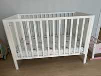 Łóżeczko woodies drewniane Smooth Cot 120×60