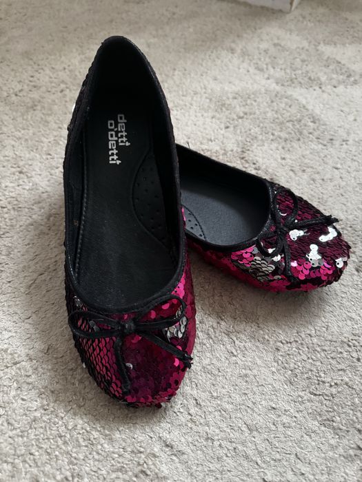Стильні дитячі балетки/ туфельки 36 розмір