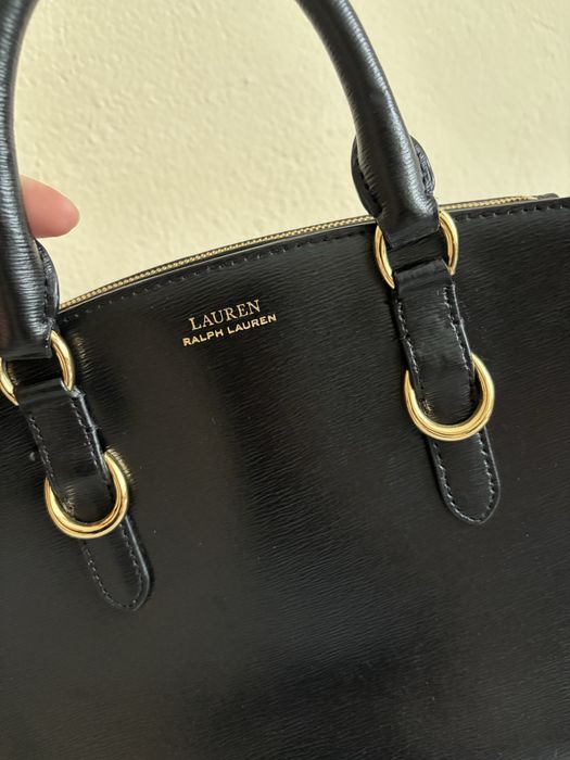 Torebka Lauren Ralph Lauren SAFFIANO MINI ZIP