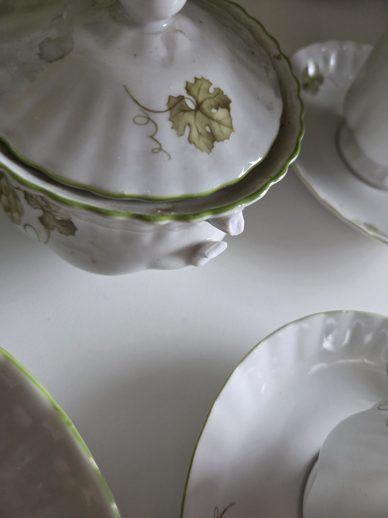 Porcelana serwis Chodzież Iwona winogrono unikat