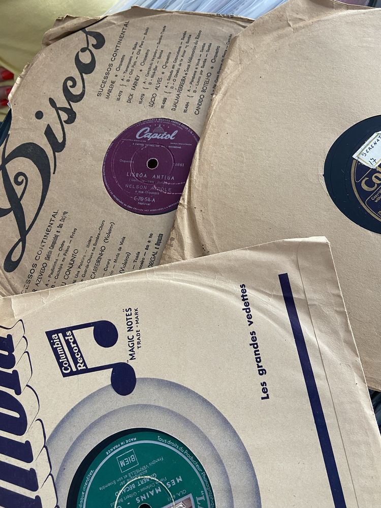 Discos de grafonola - vários estilos
