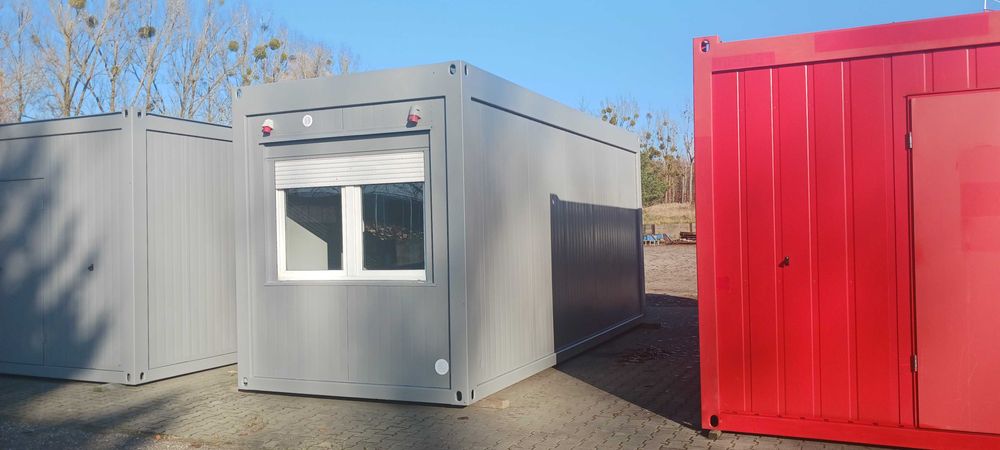 Kontener biurowy socjalny 20 z przedsionkiem