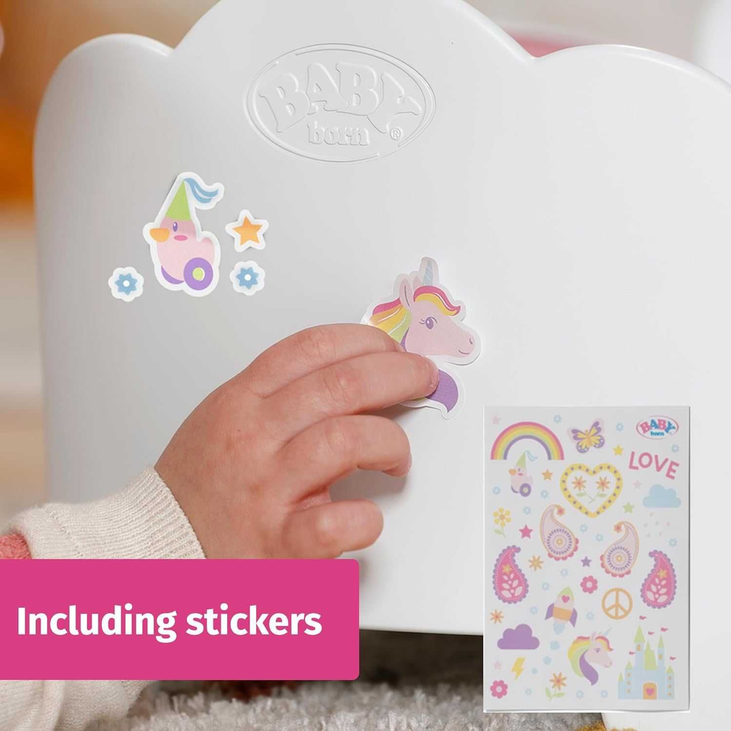 Кроватка Беби Борн Сон на радуге BABY born Zapf Rainbow Bed 835999