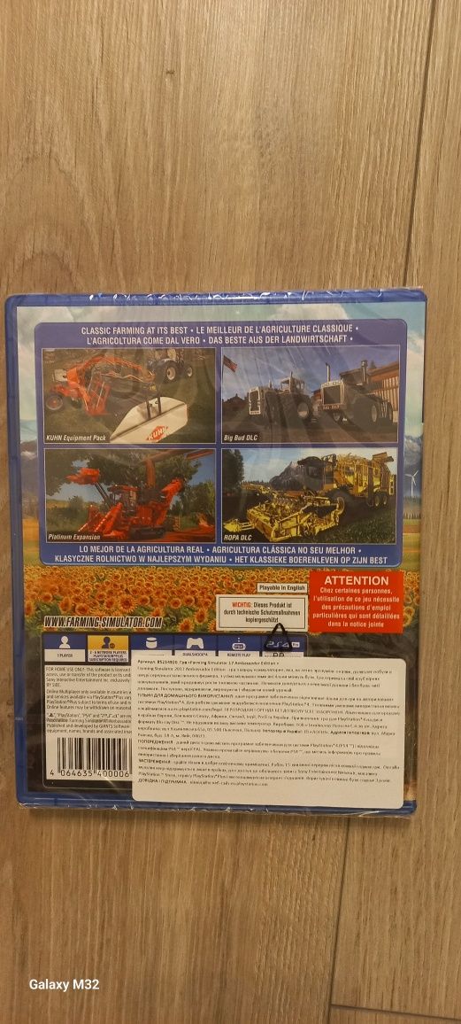 Farming simulator 17 PlayStation PS4 диск гра игра