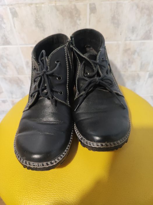 Ботинки, сапожки, полусапожки 24см кожа демисезонные Reiker