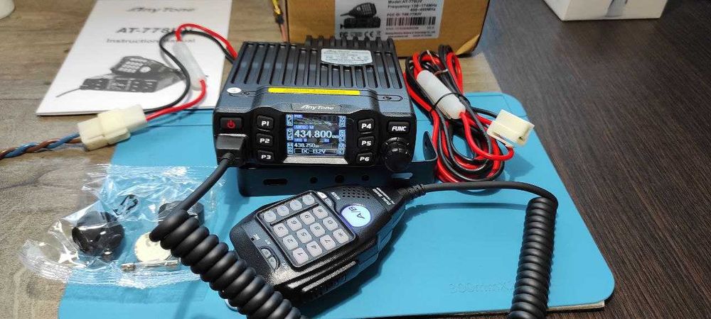 Радиостанция AnyTone, дводіапазонний мобільний радіоприймач