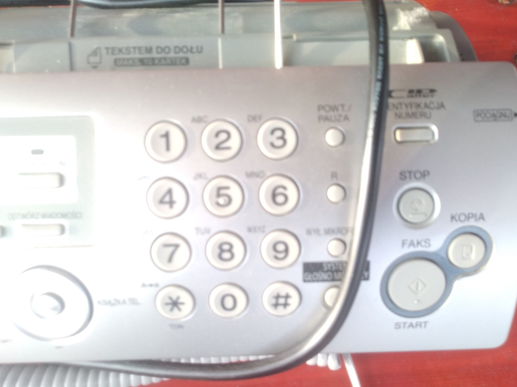 Факс телефон Panasonic KX-FP207