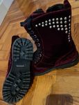 Botins em pele e veludo Catarina Martins Shoes