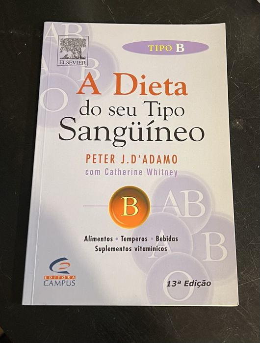 Livros Dieta Grupo Sanguineo