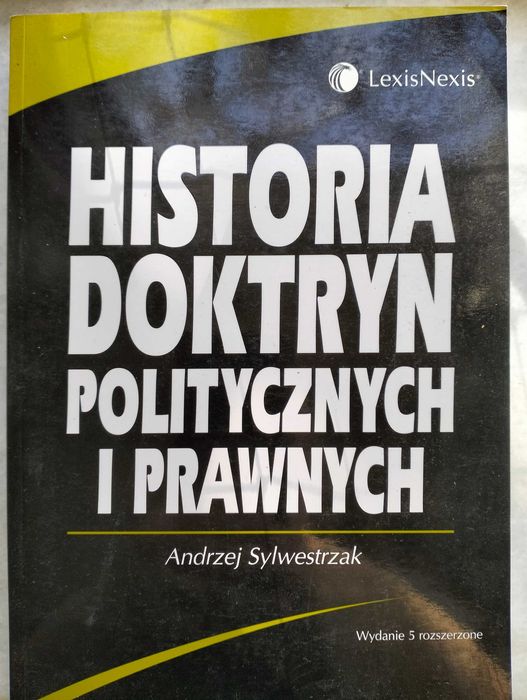 Historia doktryn politycznych i prawnych - Sylwestrzak