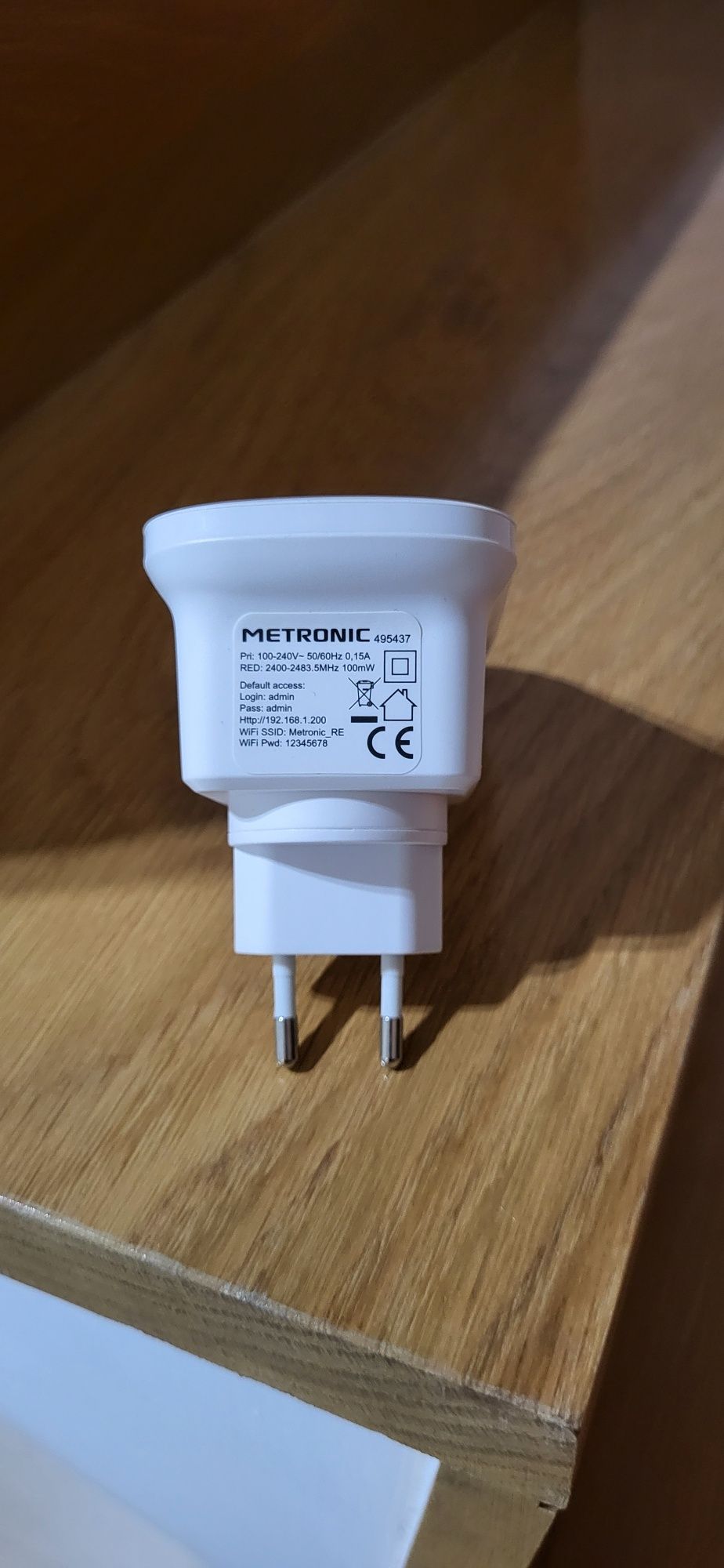 Repetidor wifi METRONIC 300MBPS