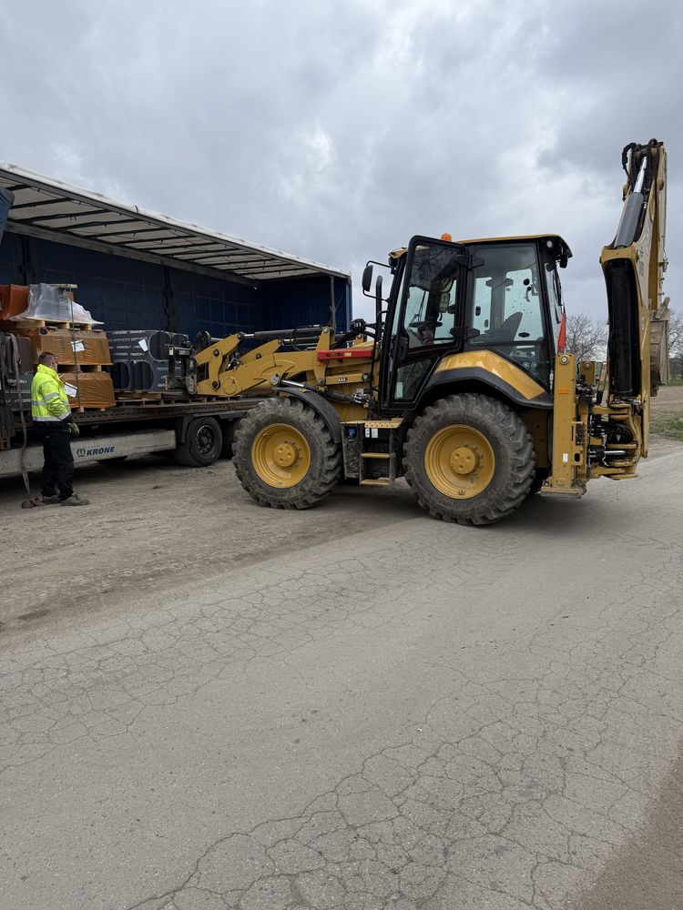Usługi koparko-ładowarką CAT 444 – wszystkie prace ziemne,wyburzenia