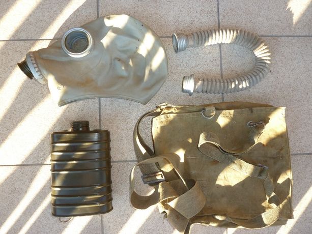Maska gazowa filtr, wąż i torba - komplet