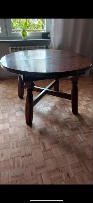 stół dębowy rozkladany