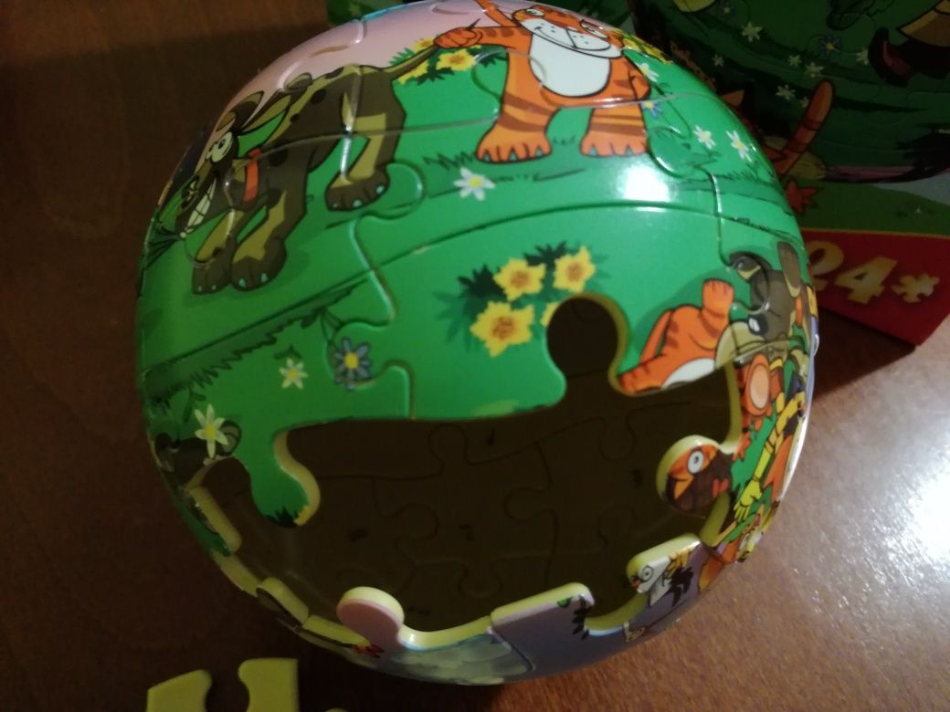 Puzzle przestrzenne Trefl jak nowe, puzzle 3D, kula