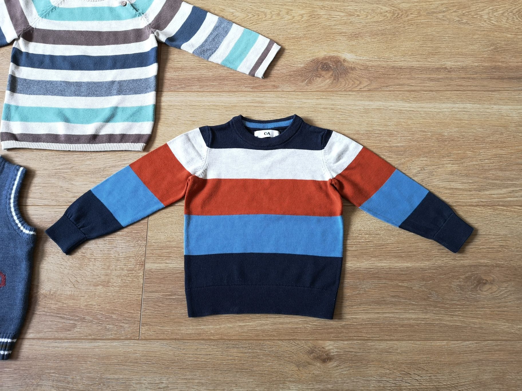 Zestaw roz. 98, swetry dla chłopca,sweter,Cool Club Smyk,C&A,H&M,CA,HM
