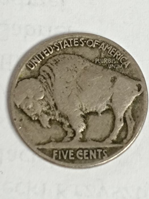 5 centów 1917 , Bizon, Indianin